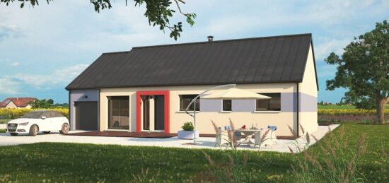 Maison neuve à Fontaine-Heudebourg, Normandie