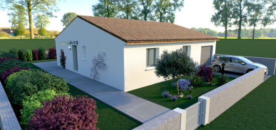 Maison neuve à Tresserre, Occitanie