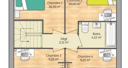 Franqueville-Saint-Pierre Maison neuve - 1958110-3799modele9201510076eZ8F.jpeg Maisons Balency