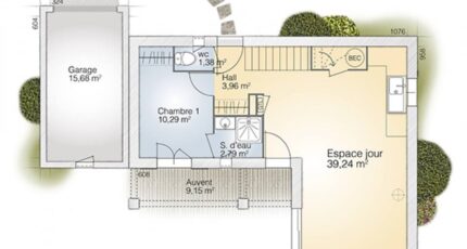 Saint-Chaptes Maison neuve - 1933905-269454_plan-maison-tourmaline-90-elegance-rdc.jpg Maisons Balency